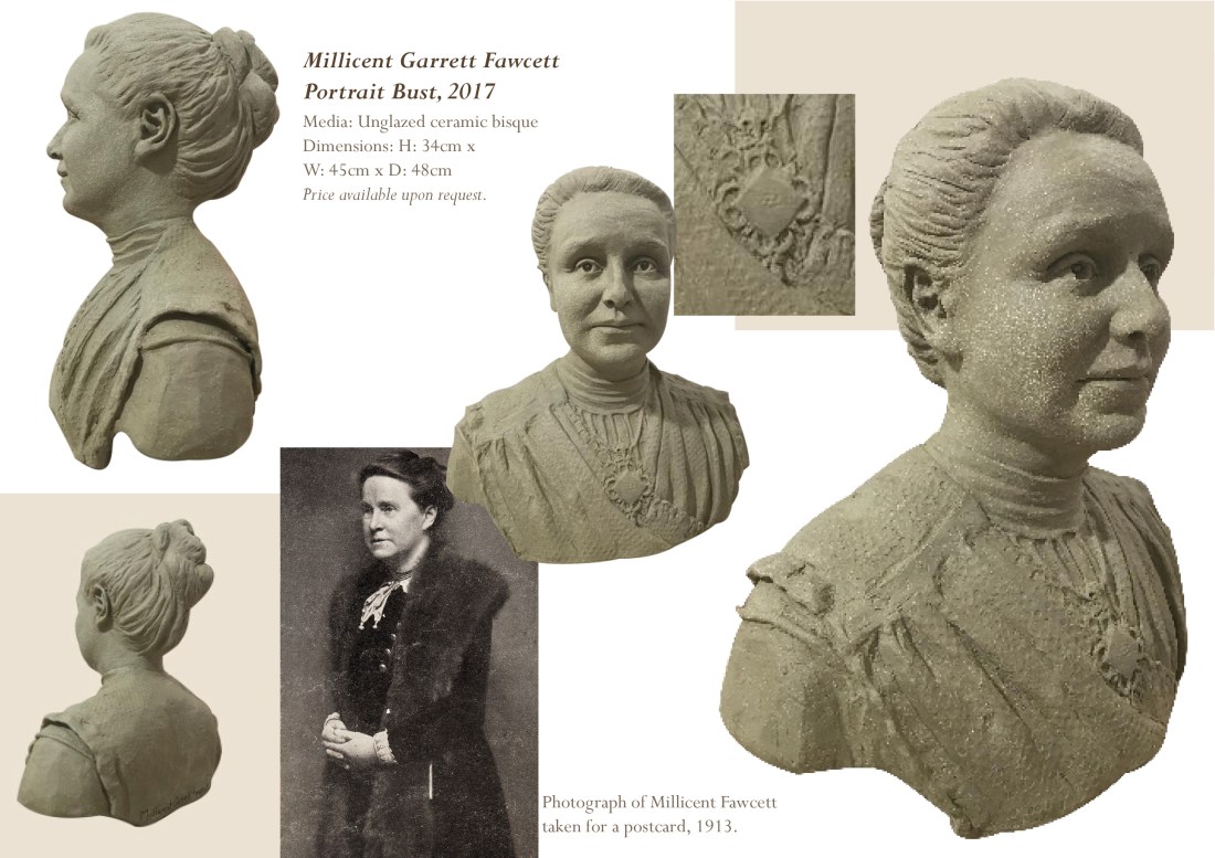millicent fawcett page 1 with photograph of her